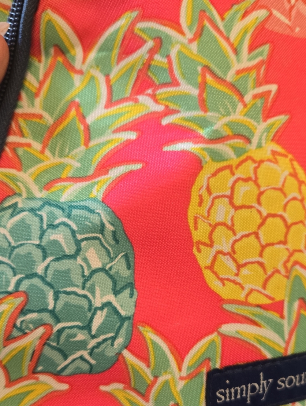 Simply Southern Pink Pineapple Sling Bag - Picture 9 of 9